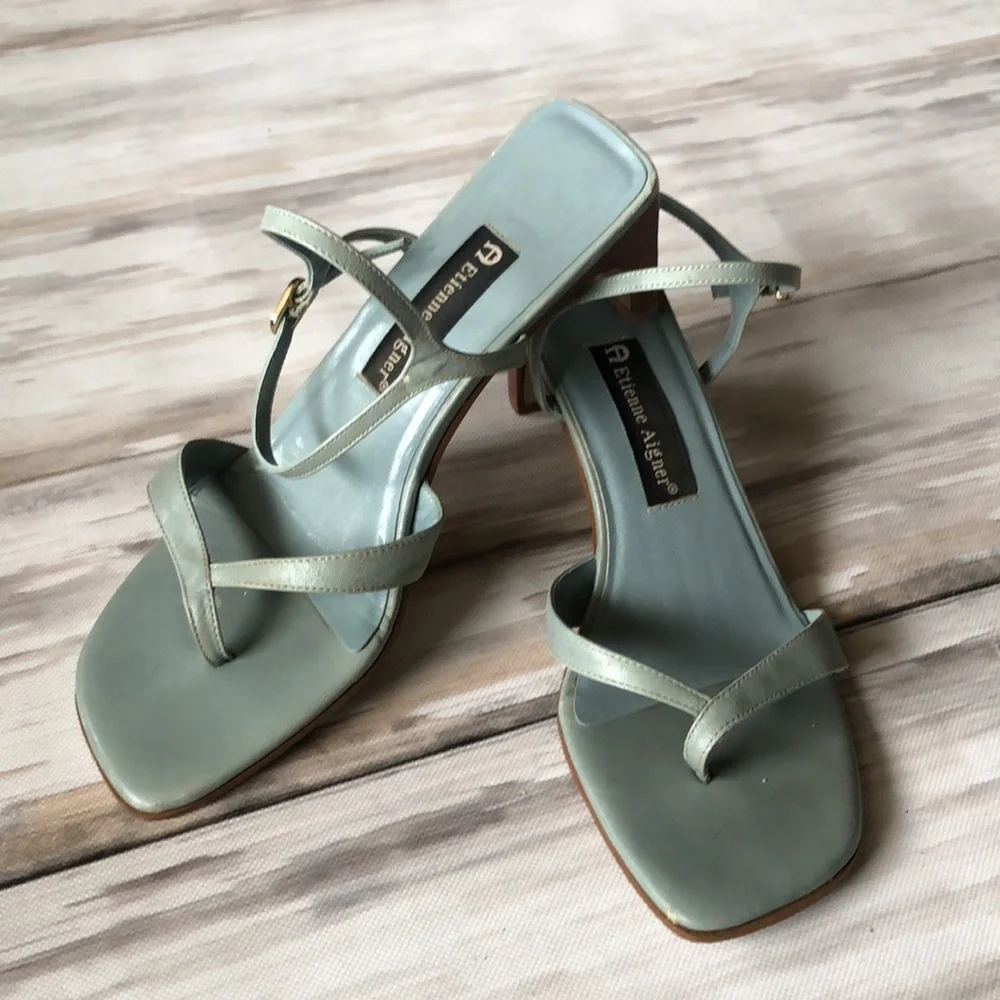 ETIENNE AIGNER HEELED SANDAL SIZE 8